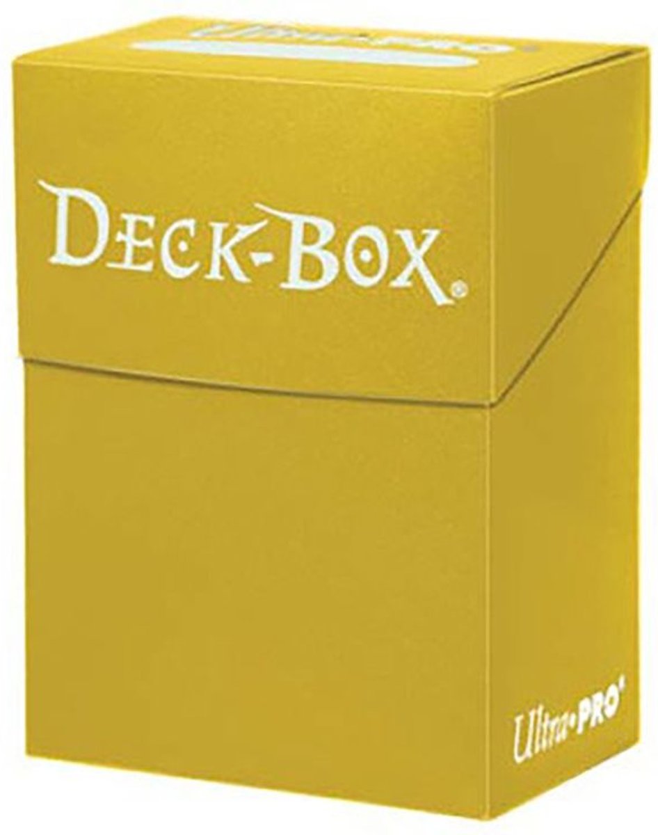 Speelgoed | Kaartspel - Deckbox Solid Bright Yellow C30